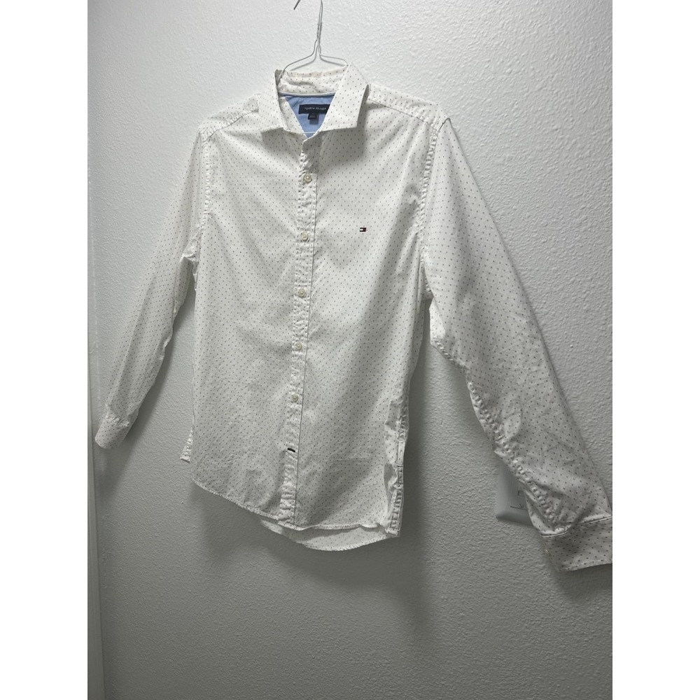 Tommy Hilfiger Long Sleeve White Shirt Men - Size Medium